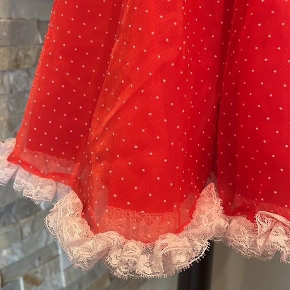 Vintage Red baby dress - Picture 3 of 12